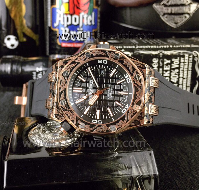 Copy Audemars Piguet Offshore 44 Watch - New Rose Gold Case